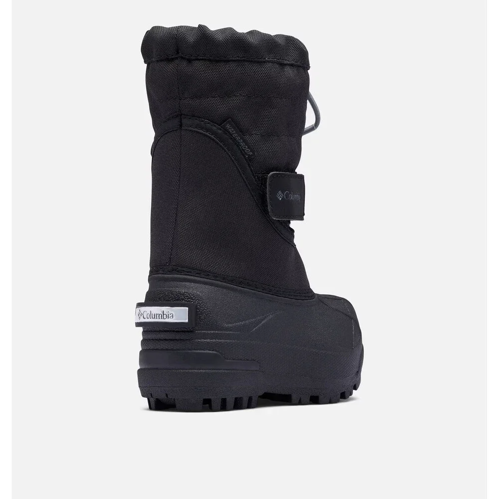 Columbia Powderbug Plus II 1637873-012 Toddler 5 Black Gray Snow Boots RHS7801